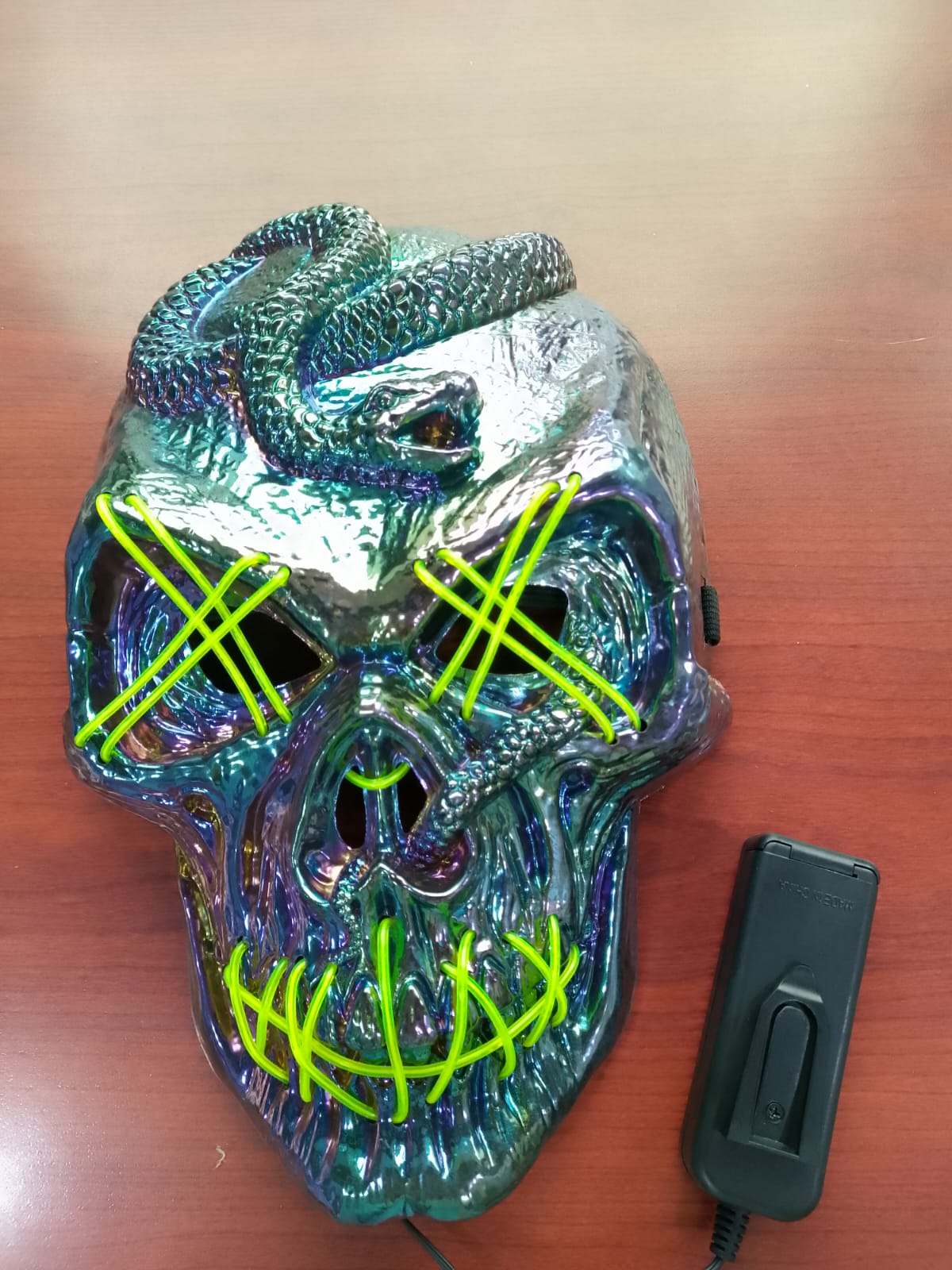 Miniatura 6 de Máscara LED Calavera Tornasol